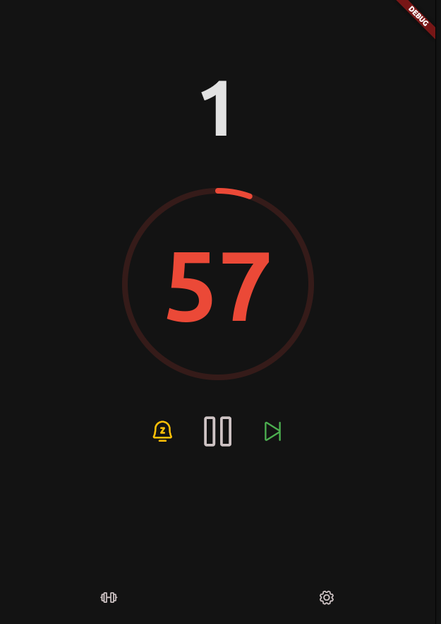 Emom timer screenshot